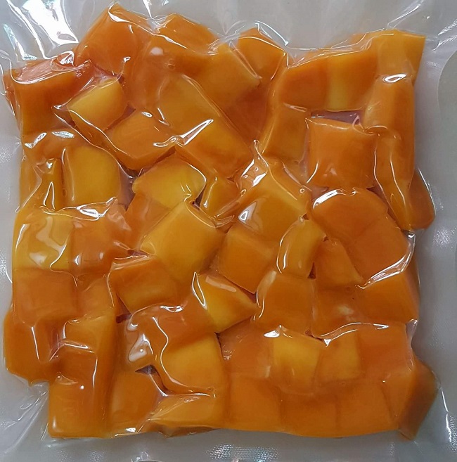 Frozen Mango dice